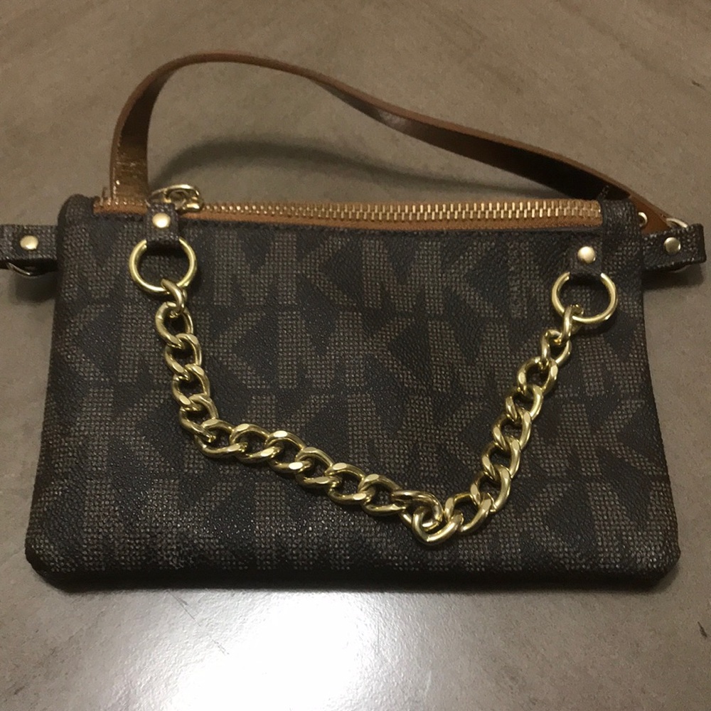 Michael kors bag around the waist